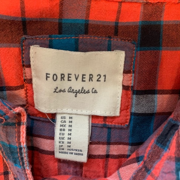 Forever 21 Plaid Shirt - Picture 3 of 3